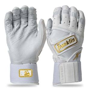 Fabricants de gants de baseball de conception personnalisée Gants de frappeur confortables et respirants en cuir véritable blanc antidérapant - Product Image 2