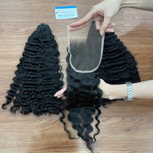 Top Deal birmano rizado 100% cabello crudo vietnamita de alta calidad sin enredos sin caída precio al por mayor - Product Image 1