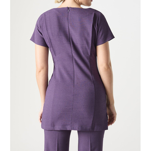 ชุดยูนิฟอร์มผ้ายืดคอวีสำหรับผู้หญิงชุดยูนิฟอร์มสำหรับทำงานในโรงพยาบาล - Product Image 2