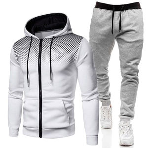 Nueva llegada de los hombres XL tamaño de entrenamiento chándal personalizado de algodón poliéster Jogging ropa deportiva de peso pesado de invierno Casual sólido - Product Image 2