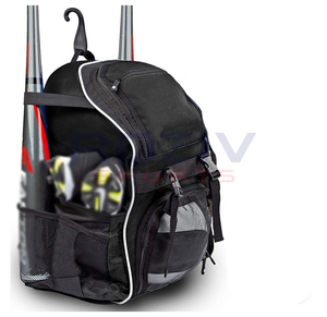 Sac à dos de baseball en polyester de haute qualité, personnalisable en gros, équipement sportif de softball, taille et couleur personnalisables, design unisexe - Product Image 5