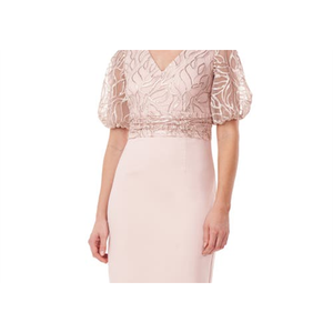 JS Collections Abito Midi con Perline Emersyn English Rose Taglia 8, Vestito a Tubino con Scollo a Barchetta, Vita Impero, Paillettes, Semplice, per Cerimonia di Laurea - Product Image 2