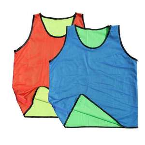 Bavoir de gilet de football pour sports d'équipe en maille à séchage rapide, équipement de pratique léger et respirant pour le basket-ball de football et l'utilisation en extérieur - Product Image 3