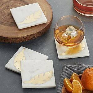 Craftsy Home-Ensemble de sous-verres en résine époxy de qualité esthétique avec effet d'océan-Dessous de verre ronds carrés décoratifs en résine époxy - Product Image 4