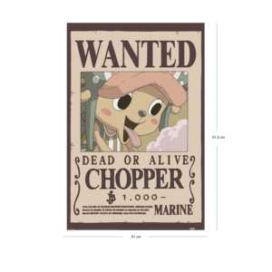Affiche de recherche moderne One Piece, design Chopper, Dead or Alive - Product Image 3
