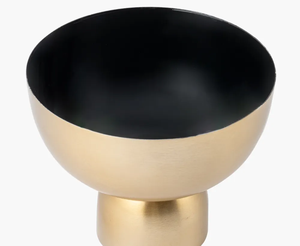 ชามและจานสำหรับเสริฟทรงกลมทำจากเหล็กสีเขียวและสีทองสำหรับใช้ในห้องครัวและวางบนโต๊ะ - Product Image 3