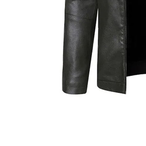 Veste d'hiver de qualité supérieure pour homme Meilleur prix Cuir véritable Coupe-vent Imperméable Teint uni Devant Toutes tailles Vente en ligne disponible - Product Image 6