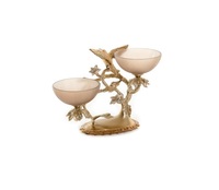 Exquisito cuenco de metal decorativo Premium Luxury Tabletop Accent Stylish Home Decor Display