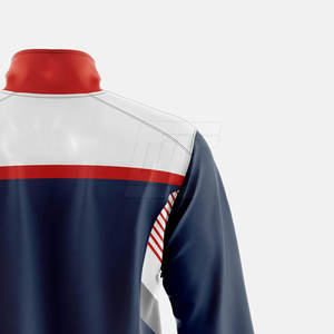 Veste athlétique sublimée à fermeture éclair sur le côté pour homme, veste à fermeture éclair sur le côté pour homme, séchage rapide, pour la salle de sport, l'entraînement et le sport - Product Image 6