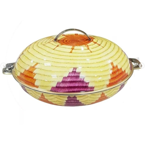 Plat de casserole de serveur de nourriture de décor de table vintage avec le couvercle supérieur d'or pour les fournisseurs de restaurant d'hôtel à la maison à prix raisonnable - Product Image 3