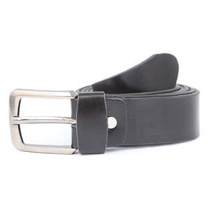 Cinturón Liso para Hombre - Negro - Product Image 2