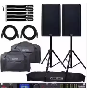 Haut-parleurs amplifiés authentiques K12.2 K2 Series 12 pouces, deux voies, 2000W, avec supports, câbles et sacs de transport - Product Image 3