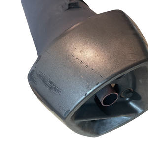 Pot d'échappement d'origine KYMCO 300 2011, état neuf, corps en acier inoxydable, embout en fibre de carbone, matériaux plastiques, emballage en boîte - Product Image 2