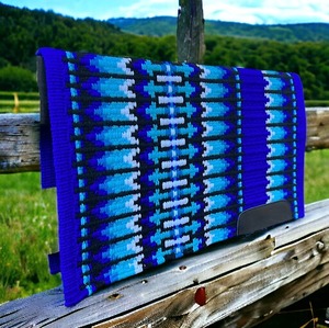 Manta de espectáculo occidental de lana de Nueva Zelanda de alta calidad Ideal para usar Western Riding y Western Tack fabricante de India - Product Image 4