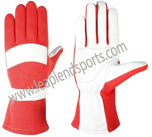 Gants de conduite de karting en cuir microfibre léger de la meilleure qualité Gants de karting de course automobile pour jeunes adultes personnalisés pour l'extérieur - Product Image 2