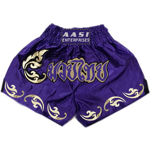 กางเกงขาสั้นมวยไทยโลโก้ปักตามสั่ง - Product Image 1