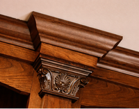 Moulures en bois d'aulne de qualité supérieure, prix d'usine EFS, beauté et durabilité, pour murs, plinthes et corniches