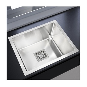 อ่างล้างจานสแตนเลสแบบเดี่ยวทรงสี่เหลี่ยมมีรูเดียวแบบไม่มีก๊อกมาใหม่ - Product Image 2