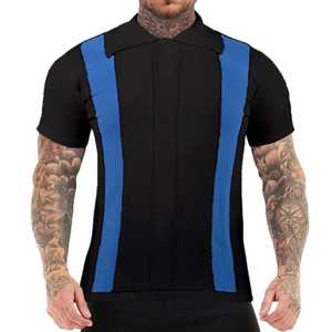 คุณภาพสูงสองเส้นผู้ชายเสื้อยืดจากปากีสถานผ้าฝ้าย 100% แขนสั้นเสื้อยืด PLUS ขนาดที่แตกต่างกันสี T เสื้อผู้ชาย - Product Image 2