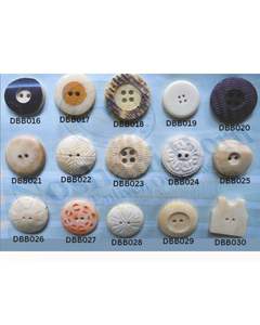 กระดุมกระดูกที่ทำด้วยมือจากนาชาติทนทานและปรับแต่งได้ตามธรรมชาติจากต่างประเทศ | คุณภาพส่งออก - Product Image 2