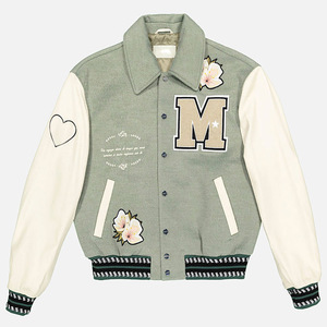 2024 hommes personnalisé Baseball broderie patchs respirant Varsity Bomber veste avec fermeture à glissière en gros Letterman vestes - Product Image 1