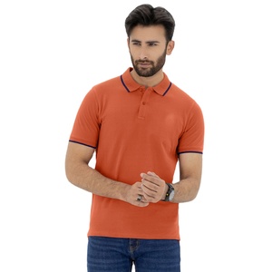 Best Quality Genuine Cotton Two Tone <b>Red</b> And Black Color Combination Polo Collar <b>Men</b> <b>T</b>-<b>shirts</b> Custom Logo Printing polo <b>shirts</b> - Product Image 2