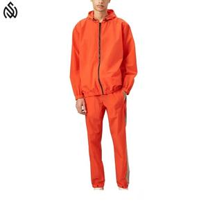 ชุดกันลม2ชิ้นสำหรับผู้ชาย2025ชุดวอร์มกันลมแบบลำลองกำหนดโลโก้ได้เอง - Product Image 6