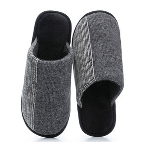 Pantuflas Deportivas de Lana Cálida para Hombre, Al Por Mayor, con Acolchado Suave de Espuma Viscoelástica, 140g de Peso de Tela, Comodidad Interior - Product Image 1