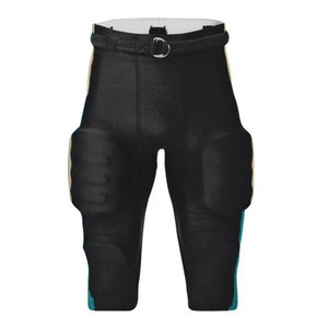 Uniforme de football américain de couleur unie de style différent pantalon en jersey à séchage rapide sublimé personnalisé à manches courtes unisexe - Product Image 5