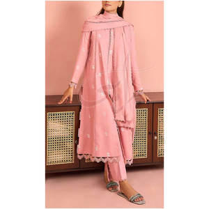 Trajes Formales de Verano para Mujer, Estilo Moderno, Alta Calidad, Costura, Algodón Lawn, Venta al Por Mayor, Nueva Llegada - Product Image 1