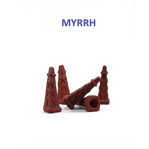 Cônes d'encens à reflux carrés en myrrhe biologique, approvisionnement en vrac à bas prix (rouge) - Product Image 1