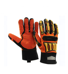 Guantes de Extracción de Cuero Personalizados, Guantes de Seguridad de Rescate Resistentes a Cortes y Impactos con TPR, Guantes de Bombero con Forro Antipatógeno - Product Image 4