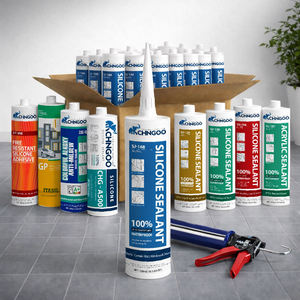 Mastic silicone 100% à prise rapide pour usage général, adhésif acide pour l'étanchéité et le collage des joints de salle de bain, colle RTV pour vitres, fenêtres et portes en <span class=keywords><strong>PVC</strong></span> - Product Image 4