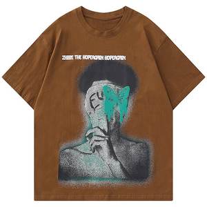 Camisetas de Hombre con Logotipo Personalizado, Bordado Formal, 100% Algodón Lavado, Cuello Redondo, Serigrafía de Alta Calidad - Product Image 3