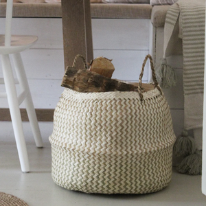 Cestas de Almacenamiento de Pasto Marino Ecológicas, Duraderas, Multifuncionales, Hechas a Mano, Color Personalizable, Diseño Personalizado, Uso en Jardín, Vietnam - Product Image 6