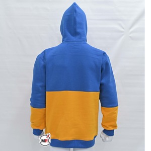 เสื้อมีฮู้ดเสื้อสวมหัวปักลาย3D แฟชั่นสำหรับผู้ชายผ้าฝ้ายนุ่มสองสีดีไซน์แบบมีกระเป๋าสำหรับฤดูหนาว - Product Image 5