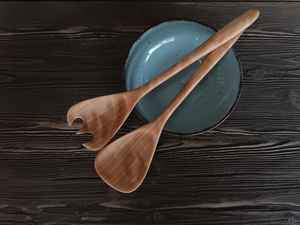 Cuchara de Primera Clase para Accesorios de Cocina, Cubertería con Mango de Madera. Madera Hecha a Mano, Precio al por Mayor, Hecho en India - Product Image 4