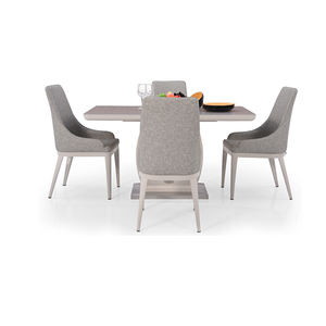 ENSEMBLE À MANGER EN VERRE ITALIEN TURIN 4 PLACES PAR ROYALOAK - Product Image 6