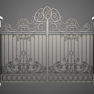 Diseños de puerta principal de hierro forjado simple y elegante de proveedor de Vietnam hecho en Vietnam con soporte directo de fábrica - Product Image 2