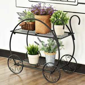 Mini Maceta Blanca con Soporte de Hierro, 2 Pulgadas, Estilo Americano, Ecológica, Ligera, para Interiores/Exteriores, para Plantas de Jardín - Product Image 5