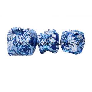 Bolsa de Cosméticos de Tela de Algodón, Estilo Bohemio, con Patrón de Borlas, Cierre de Cremallera, Ecológica, Vintage, Portátil, de Capacidad Pequeña-Mediana-Grande - Product Image 2