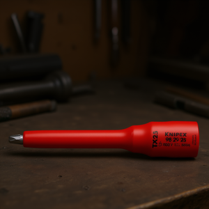 Knipex -3/8'' Industrial Grade Screwdriver Double Hexagon Socket Wrench with <b>Torx</b> Head Plastic Handle Premium Quality - Product Image 3