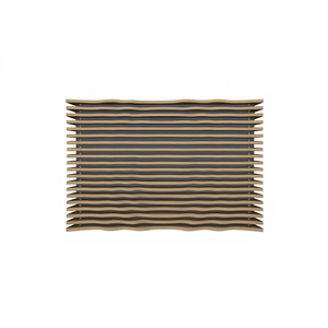 KALATRI Ensemble de décoration murale en bois Art Déco, découpe laser numérique CNC précise, cadre jaune citron suspendu, moderne, pour anniversaire - Product Image 1