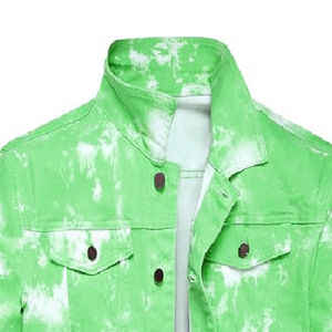 Nouvelle veste en jean rembourrée en peau de conception personnalisée OEM 2025 pour hommes avec fermetures à boutons surdimensionnées et vestes à manches longues - Product Image 3