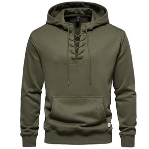 Premium hommes hiver sweats à capuche décontractés cordon sweats à capuche lourds pull tissus sweats à capuche - Product Image 1