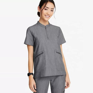 Confortable réutilisable médical Scrubs OEM nouveau Style coton unisexe hôpital médical Scrubs infirmière uniforme - Product Image 5