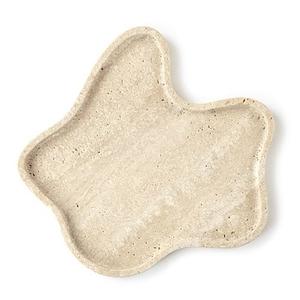 Blanc Marbre Designer Poignée Plateau De Service Dessert Pâtisserie Plateau De Service Comptoir De Cuisine Organisateur De Nourriture Placement - Product Image 2