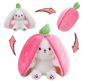 Conejito de Peluche Suave, Juguete de Animal de Peluche de Algodón y Espuma, Cadena de Regalo para Cumpleaños y Ocasiones Especiales, Niñas y Niños, Global GP045 - Product Image 1