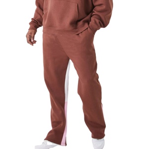 Mens Tracksuits Cotton Sports Suit Tracksuit 100% Cotton <b>Trousers</b> Long High Quality Men's Pullover Hoodie Sweatshirt Set 2026 - Product Image 3