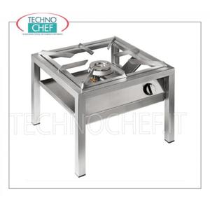 Technochef - Estufa de gas profesional de suelo, un solo quemador, 14 kW, modelo SP6050L - Product Image 1